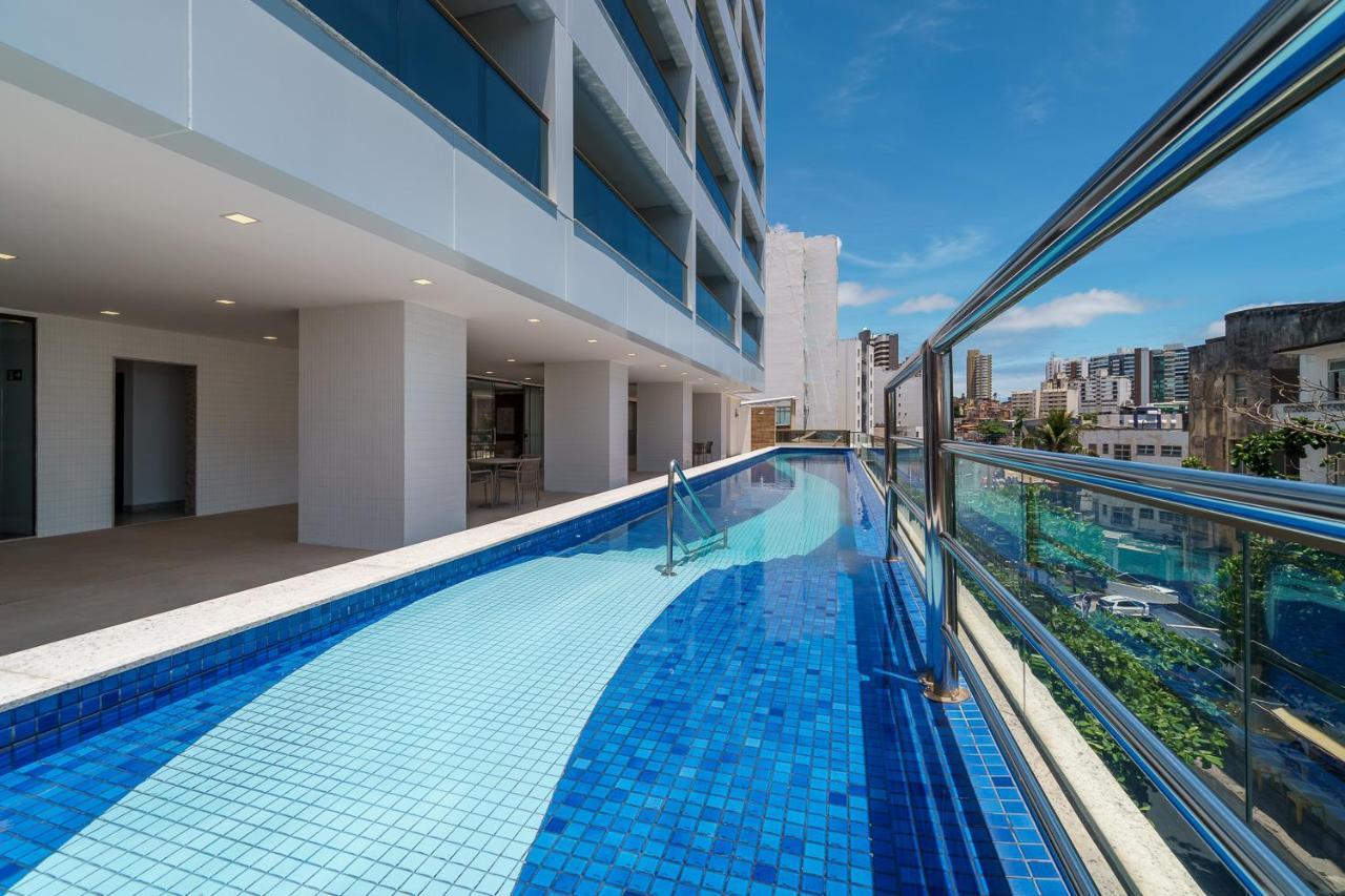 Loft 535 Farol Da Barra, Varanda, Piscina, Academia, No Farol Da Barra Salvador Kültér fotó
